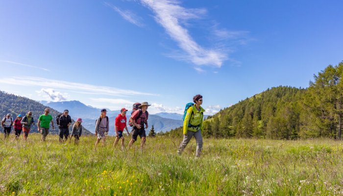 Randonnée avec les accompagnateurs en montagne