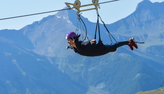 Roll Air Câble - Tyrolienne Orcières