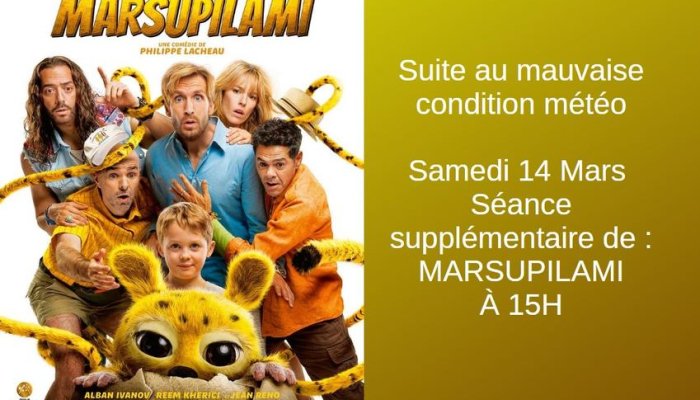 Séance supplémentaire cinéma